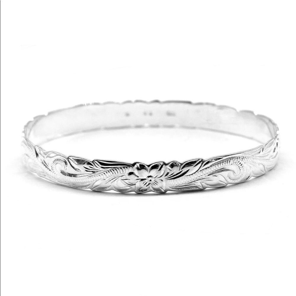 🆕Hawaiian 925 Plumeria Bracelet 8mm